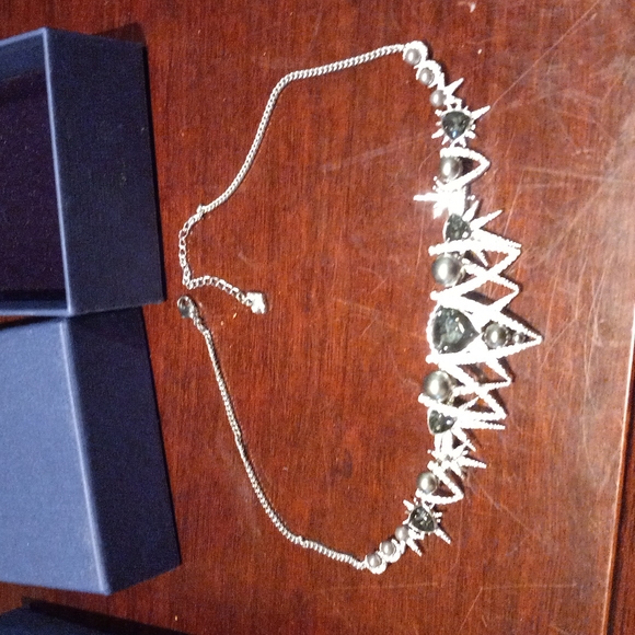 Swarovski necklace unique multi stone and crystal pearls brand new - Picture 5 of 5